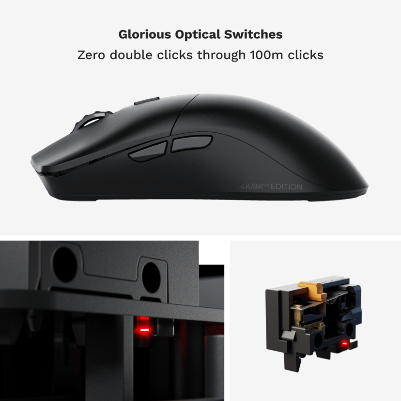 Glorious Model O 2 Pro 1K RF kabel-fri