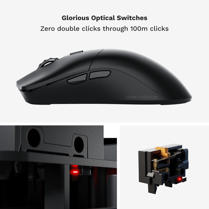 Glorious Model O 2 Pro 1K RF Trådlös