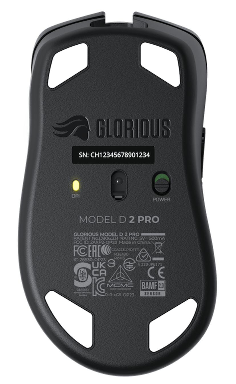 Glorious Gaming Model D 2 PRO Wireless datormöss Spela högerhand RF Trådlös Optisk 26000 DPI RF Trådlös