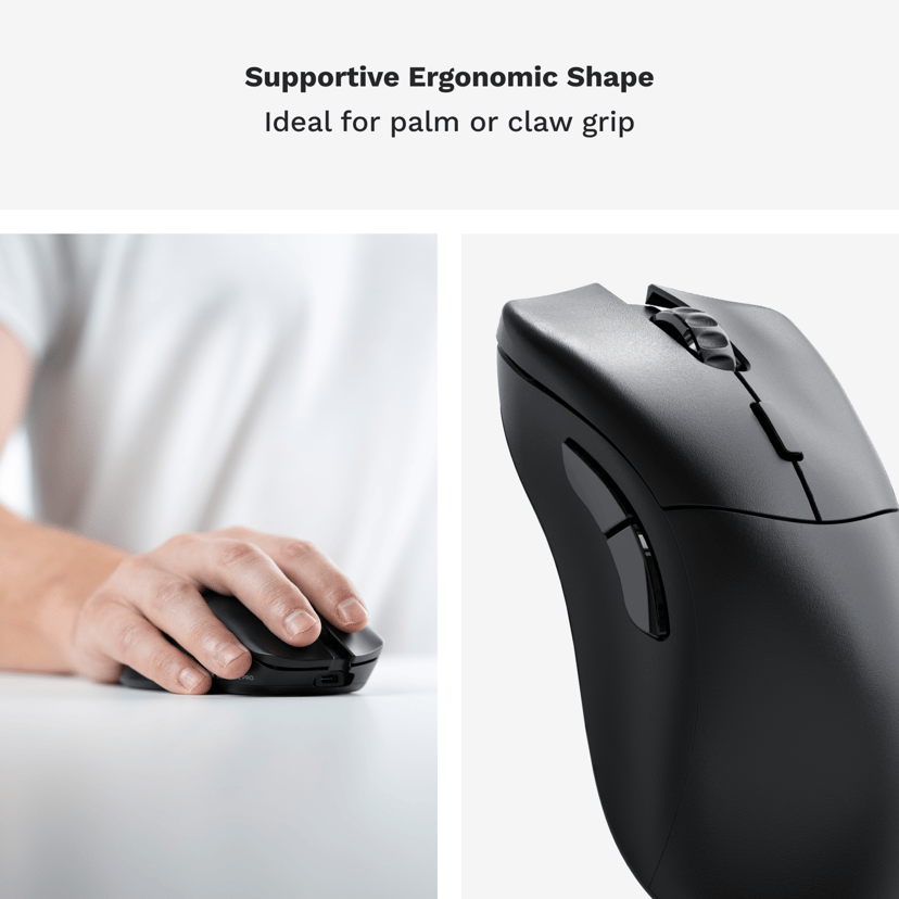 Glorious Gaming Model D 2 PRO Wireless datamus Spilling Høyre hendt RF kabel-fri Optisk 26000 DPI RF kabel-fri