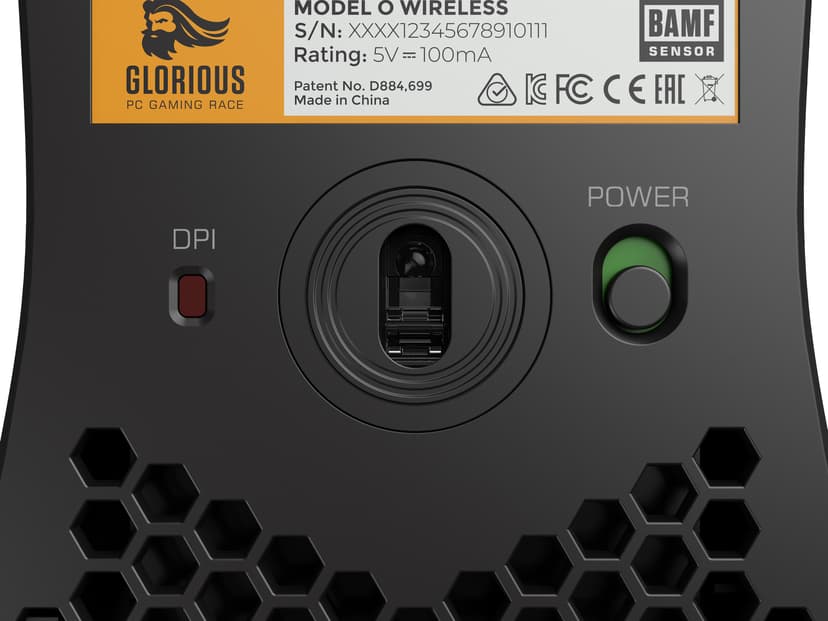 Glorious Model O Matte Wireless RF trådløst