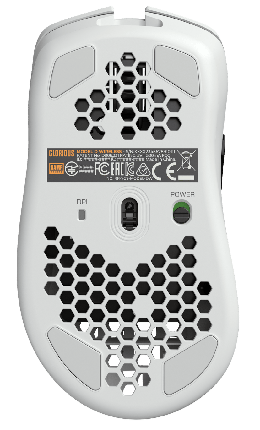 Glorious Gaming Model D Wireless datamus Spilling Høyre hendt RF kabel-fri 19000 DPI RF kabel-fri