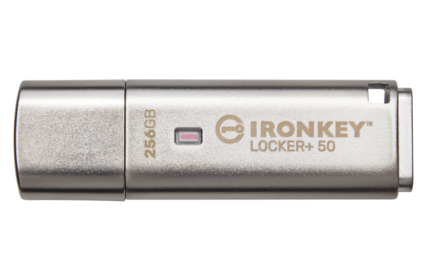 Kingston Ironkey Locker+ 50 256GB USB-A Sølv