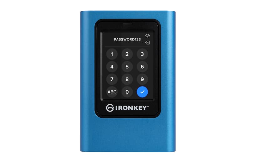 Kingston Ironkey Vault Privacy 80 3.84TB USB-C Blå