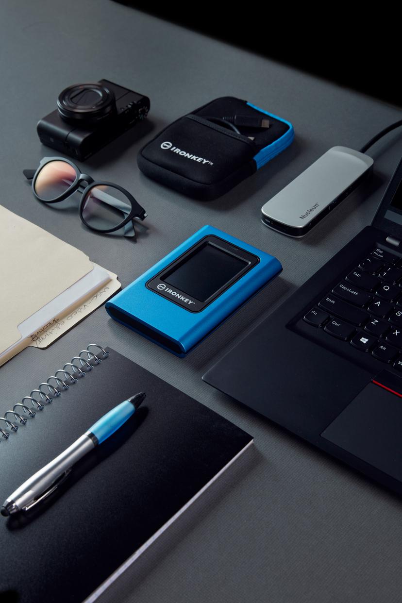 Kingston Ironkey Vault Privacy 80 3.84TB USB-C Blå