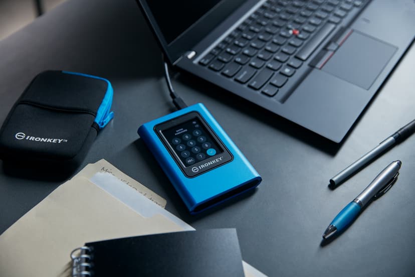 Kingston Ironkey Vault Privacy 80 3.84TB USB-C Blå