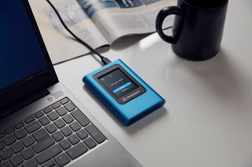 Kingston Ironkey Vault Privacy 80 3.84TB USB-C Blå