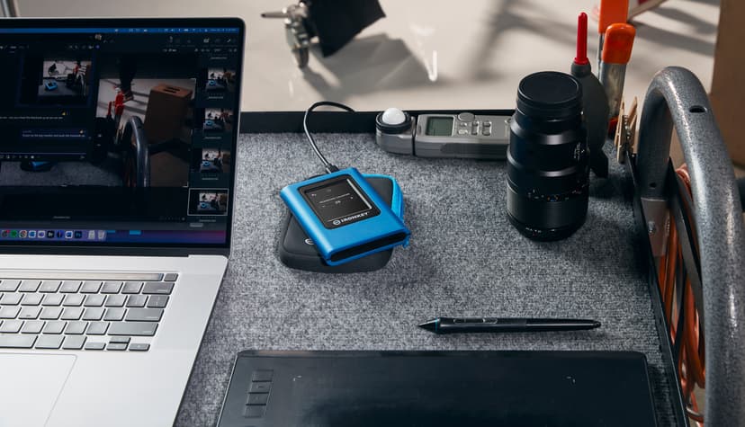 Kingston Ironkey Vault Privacy 80 3.84TB USB-C Blå