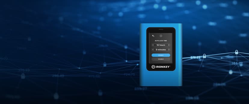 Kingston Ironkey Vault Privacy 80 3.84TB USB-C Blå
