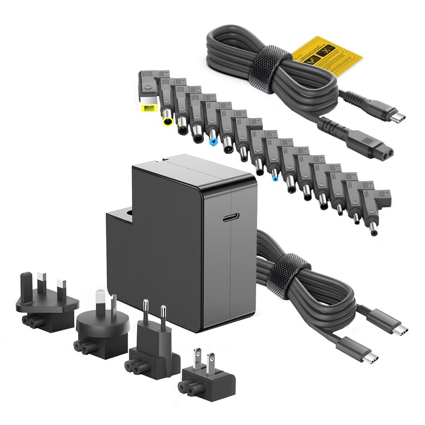 Cirafon Universallader for Laptop 65W - USB-C 65W