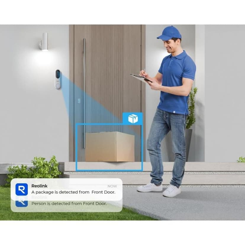 Reolink Smart Videodørklokke 4MP Batteridrevet