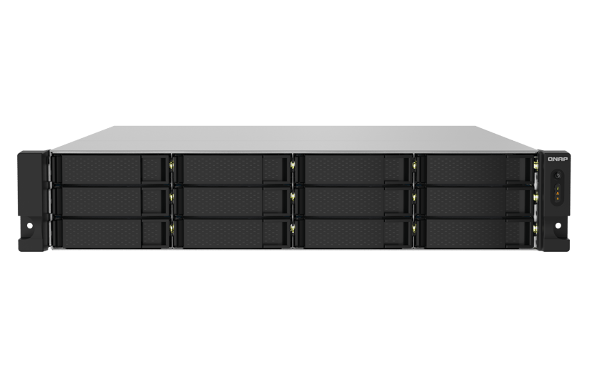 QNAP TS-1232PXU-RP NAS Rack (2U) Annapurna Labs AL324 4 GB DDR4 0 TB QNAP QTS Svart