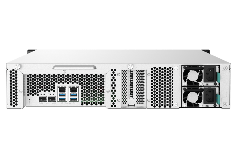 QNAP TS-1232PXU-RP NAS Rack (2U) Annapurna Labs AL324 4 GB DDR4 0 TB QNAP QTS Svart