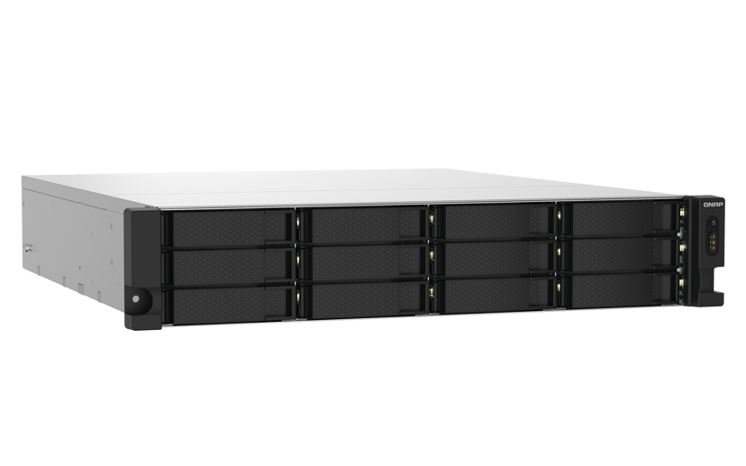 QNAP TS-1232PXU-RP NAS Rack (2U) Annapurna Labs AL324 4 GB DDR4 0 TB QNAP QTS Svart
