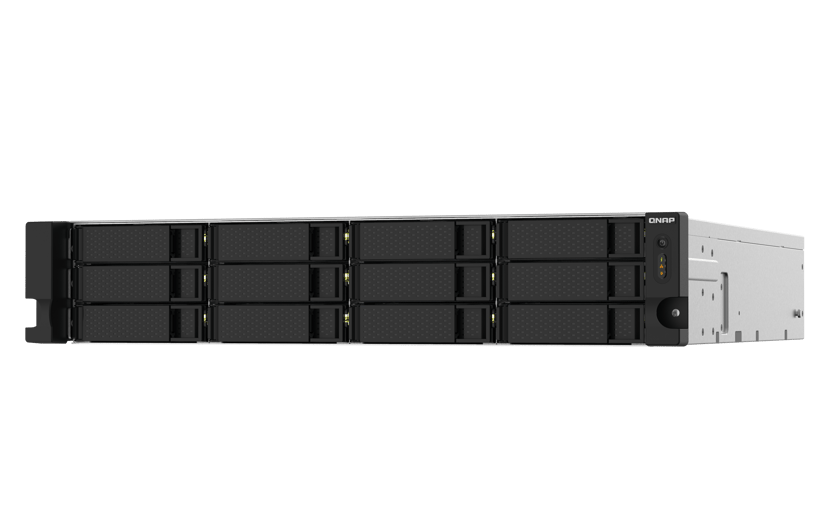 QNAP TS-1232PXU-RP NAS Rack (2U) Annapurna Labs AL324 4 GB DDR4 0 TB QNAP QTS Svart