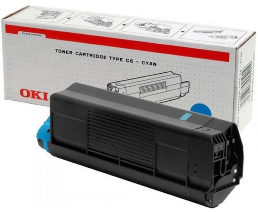 OKI Värikasetti Syaani 5k - C5100/C5400