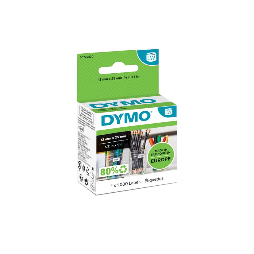 Dymo Etiketter Universal 24 x 12mm - LabelWriter