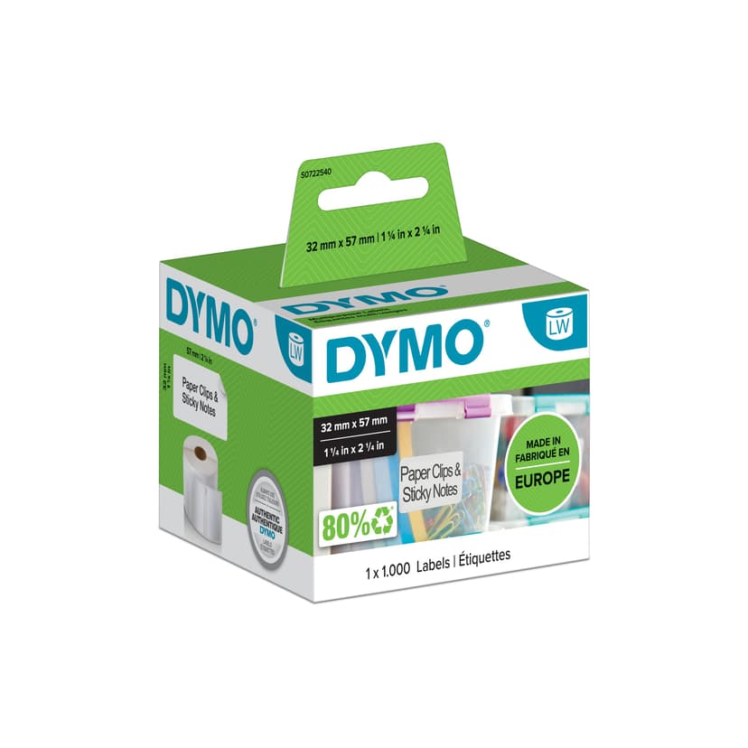 Dymo Etiketter Universal 57 x 32mm - LabelWriter