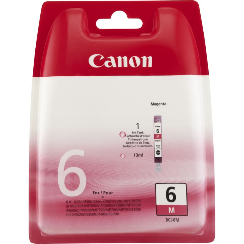 Canon Blæk Magenta BCI-6M - S800/S820D/S900/I990