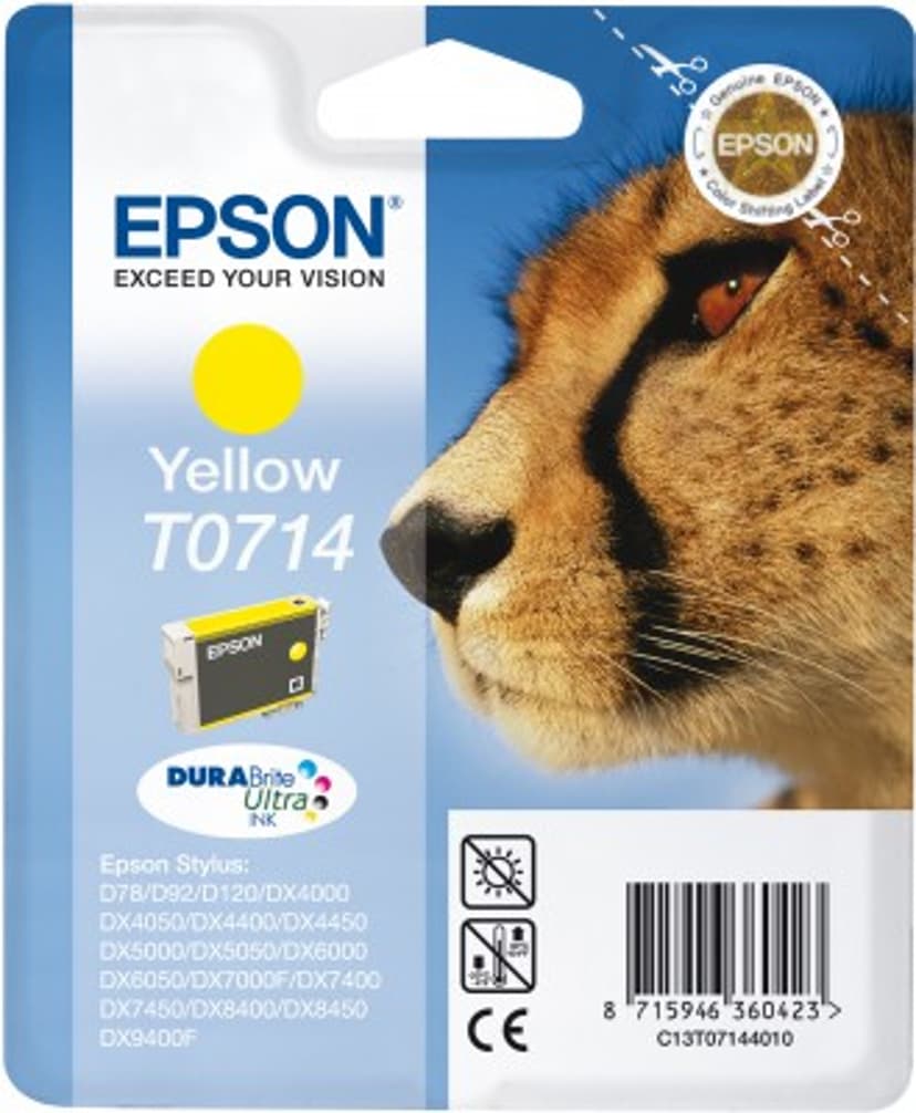 Epson Bläck Gul T0714