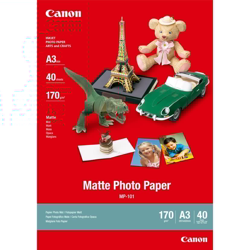 Canon Papir Photo Mattert MP-101 A3 40-ark 170G