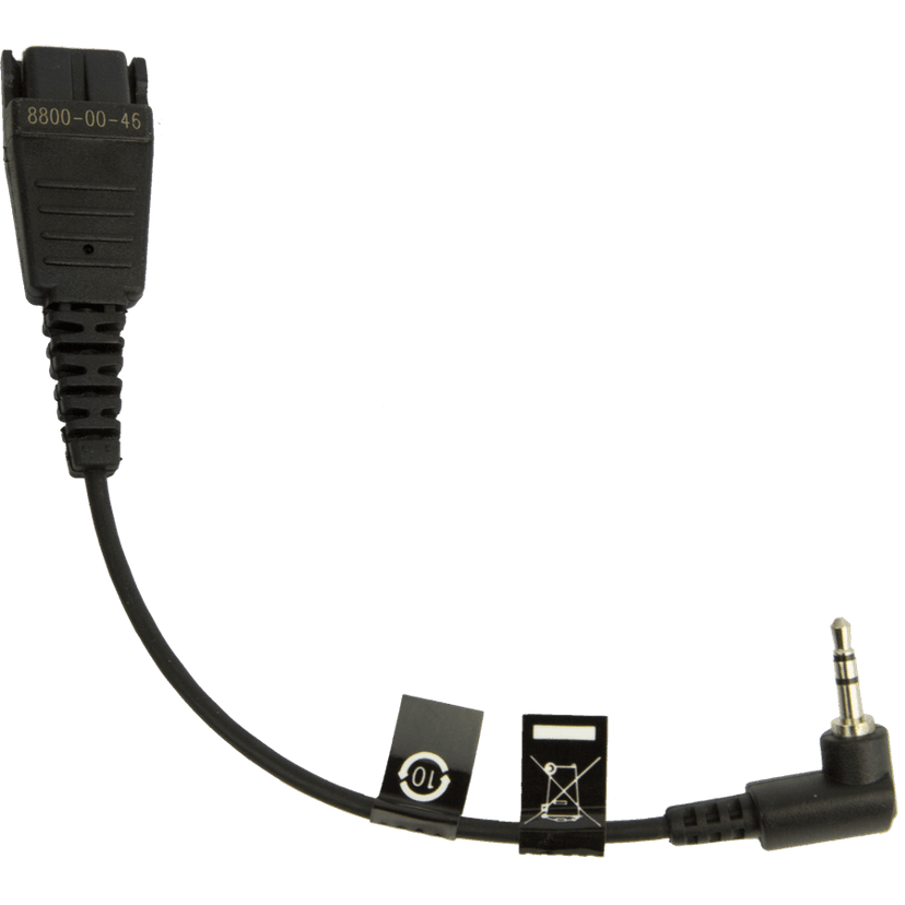 Jabra Kuulokkeiden kaapeli 0.15m QD 2.5mm jack
