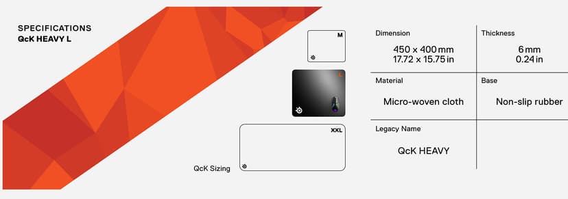 Steelseries QcK heavy