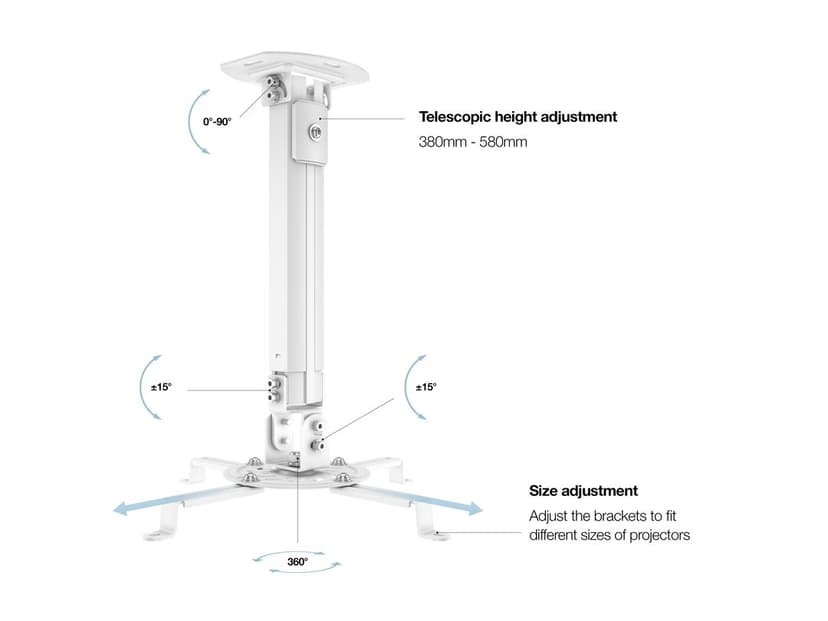 Multibrackets M Universal Projector Ceilingmount I