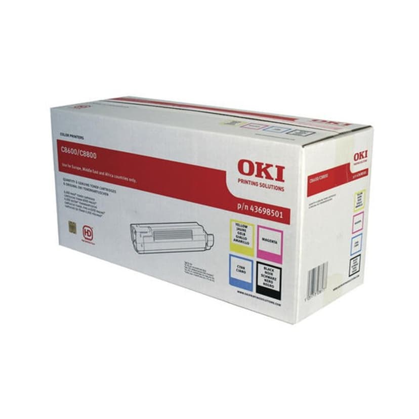 OKI Toner Kit Rainbow - C8600/C8800
