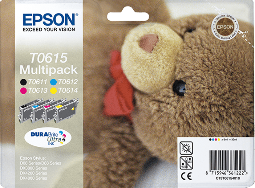 Epson Bläck Multipack T0615