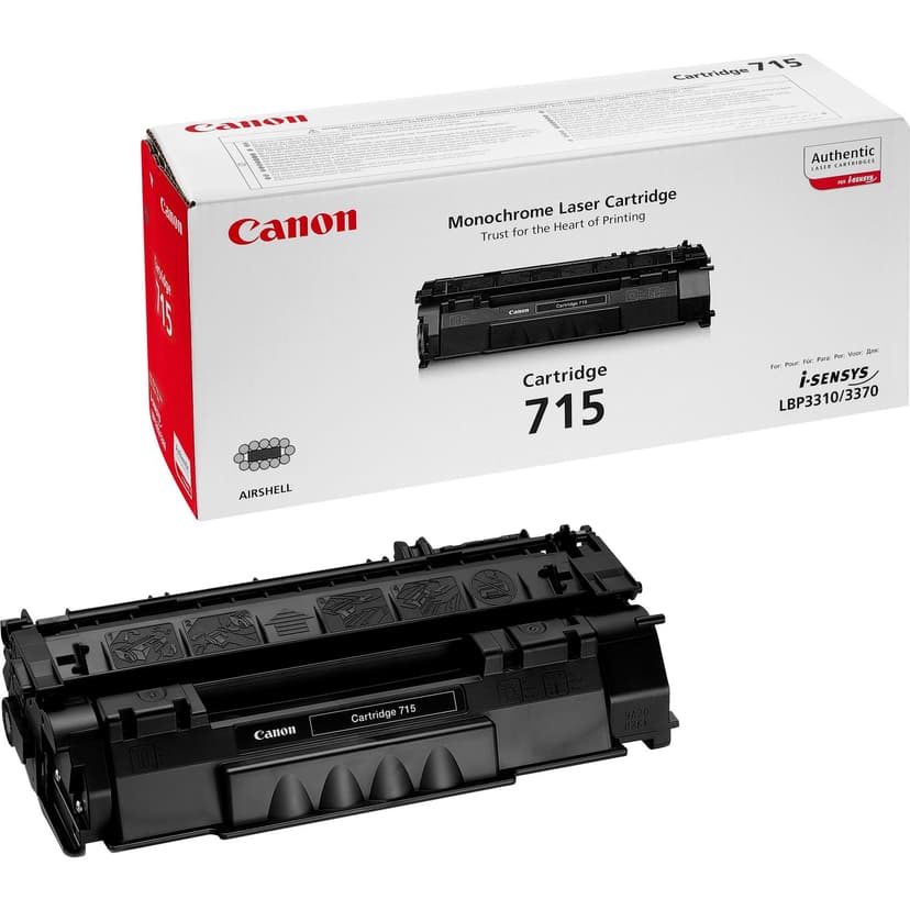 Canon Toner Svart 715 3k - LBP3370/3310