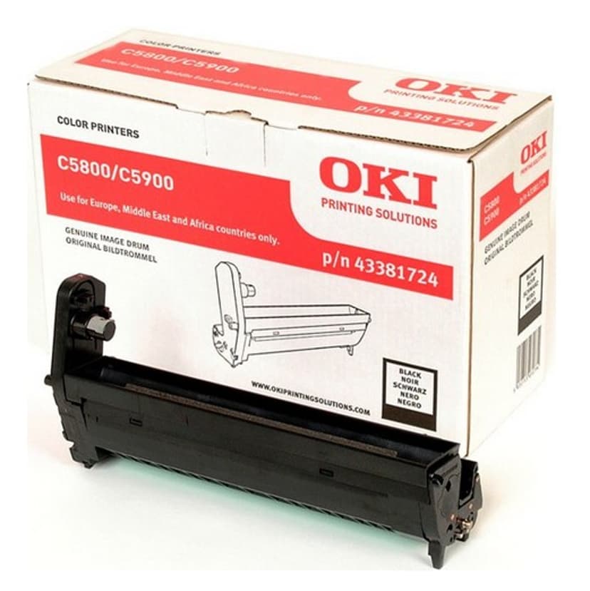 OKI Trommel Svart - C5800/5900