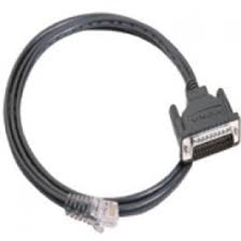 Moxa Adapter 1.5m RJ-45 DB9 Svart