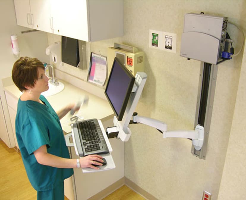 Ergotron Combi Arm 200 -sarja, valkoinen