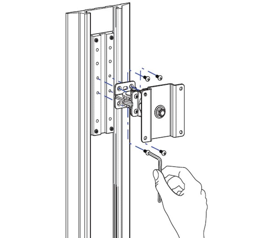 Ergotron Wall track mounting kit for arm/pivot