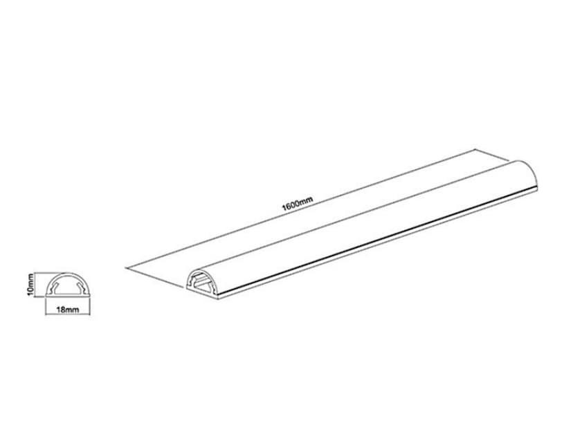 Multibrackets M Universal Cable Cover 18 mm x 1,6 m