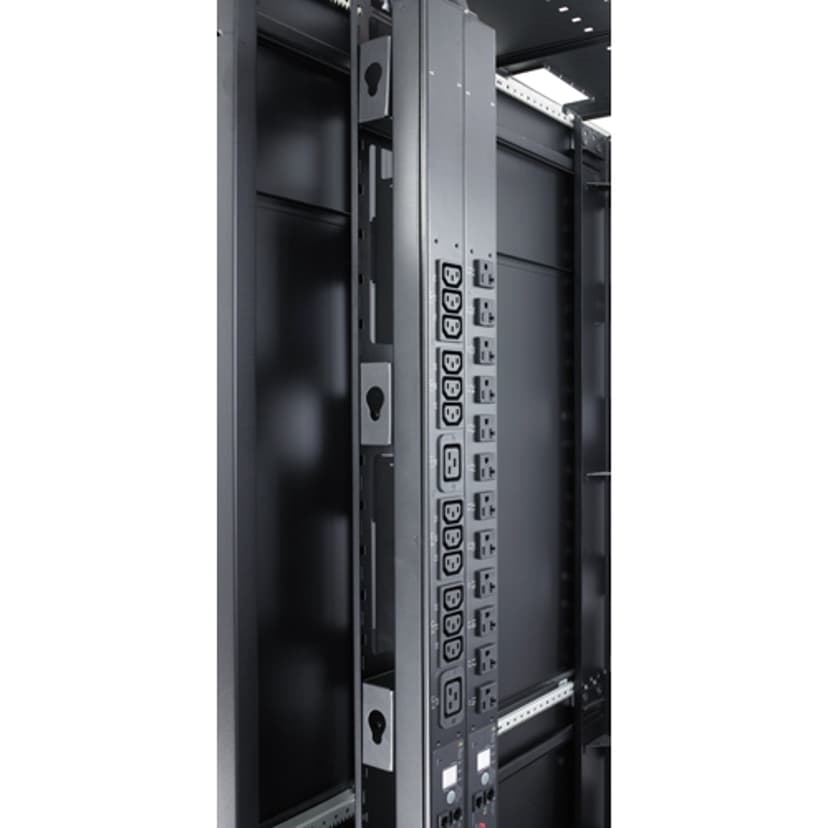 APC Cable Containment Brackets with PDU Mounting Svart