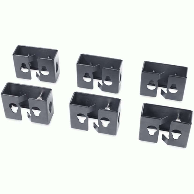 APC Cable Containment Brackets with PDU Mounting Svart