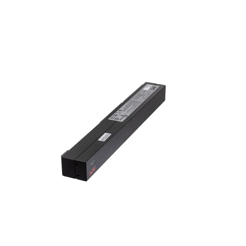 APC RACK PDU BASIC 1 U 16A 230V strømdistribusjonsenhet (PDU) 12 AC-utganger 0U/1U Sort