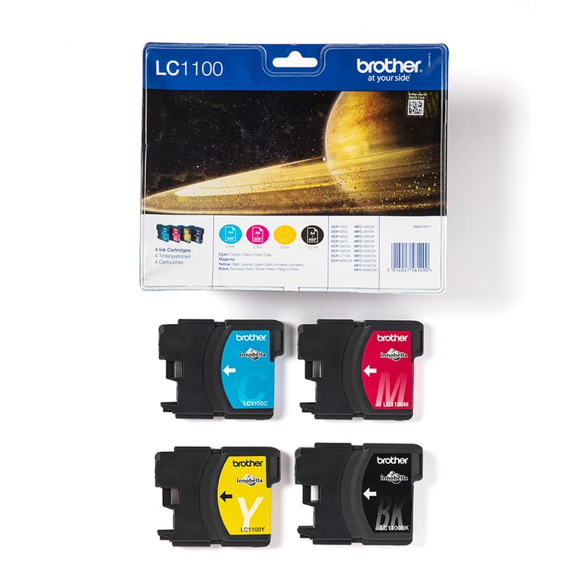 Brother Bläck Multipack LC1100VAL (BK,C,M,Y)