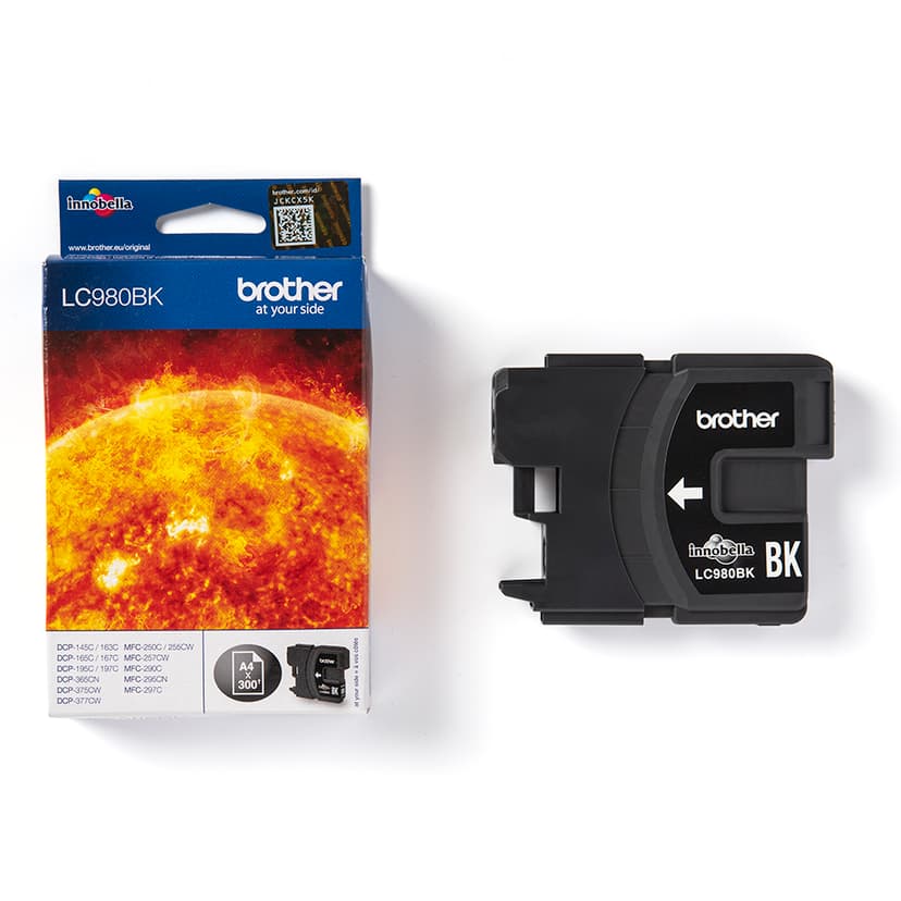 Brother Bläck Svart LC980BK - DCP-145C/165C