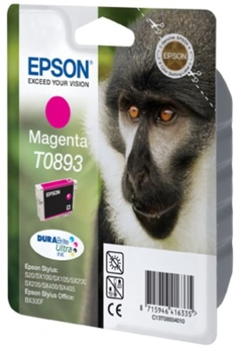 Epson Bläck Magenta T0893 - SX100/SX105