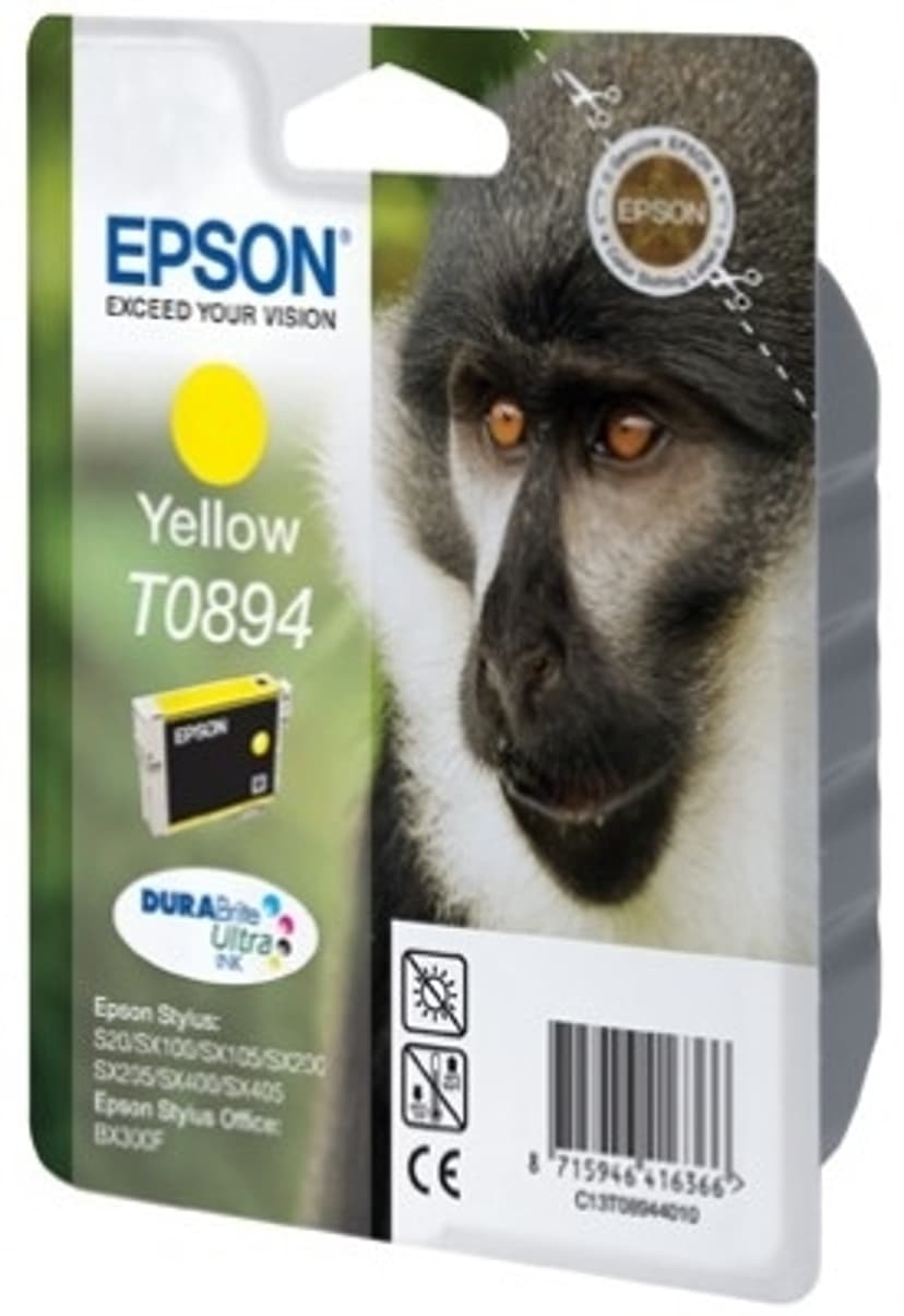 Epson Muste Keltainen T0894 - SX100/SX105