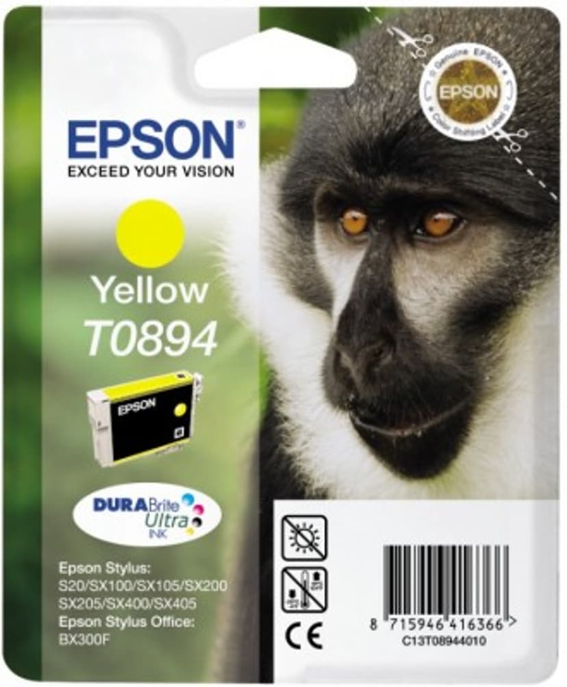 Epson Bläck Gul T0894 - SX100/SX105