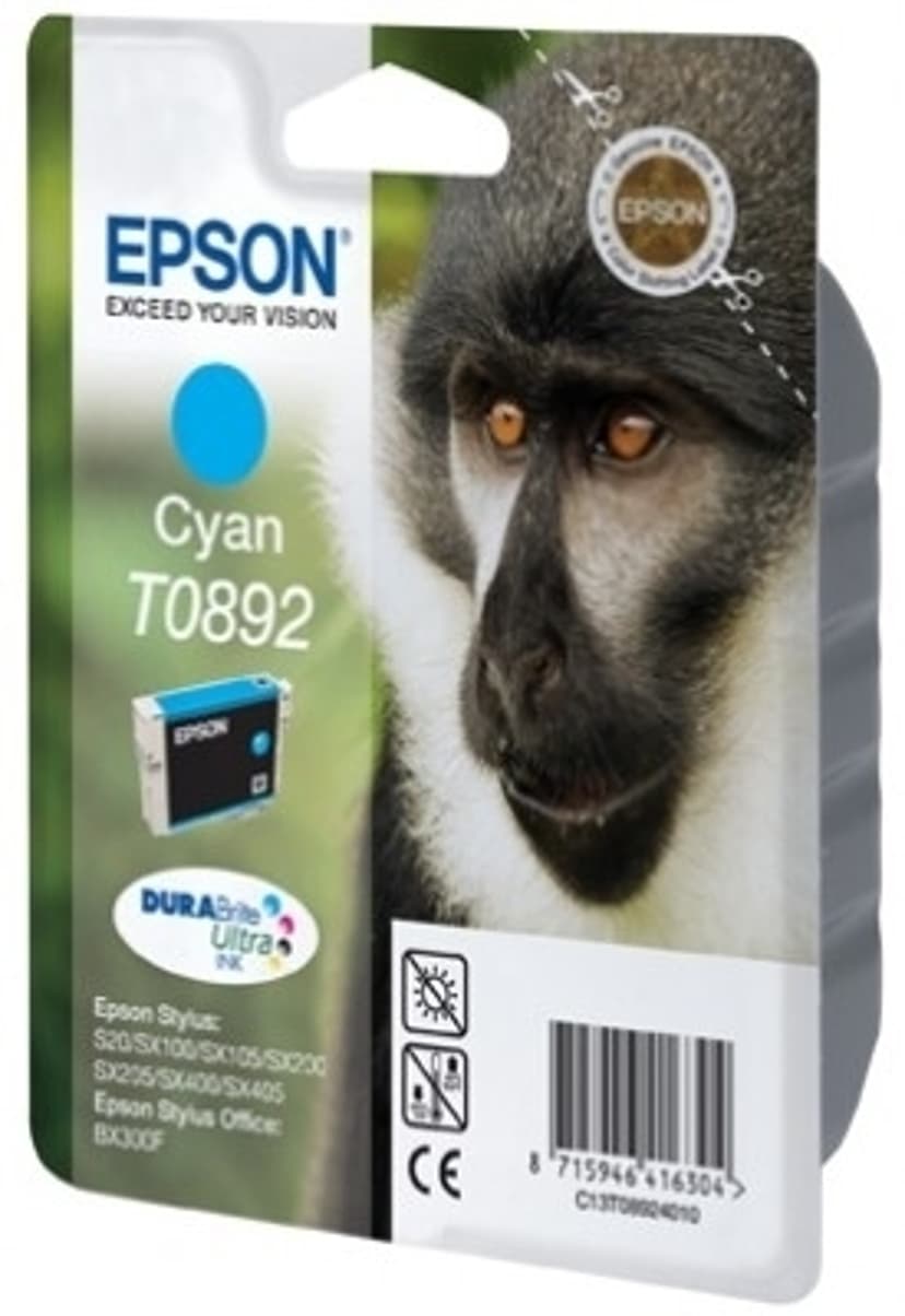 Epson Blekk Cyan T0892 - SX100/SX105