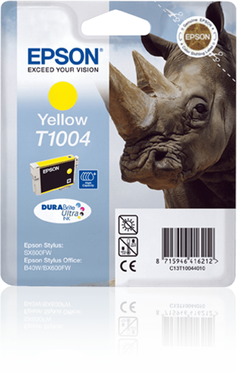Epson Muste Keltainen T1004 - BX600