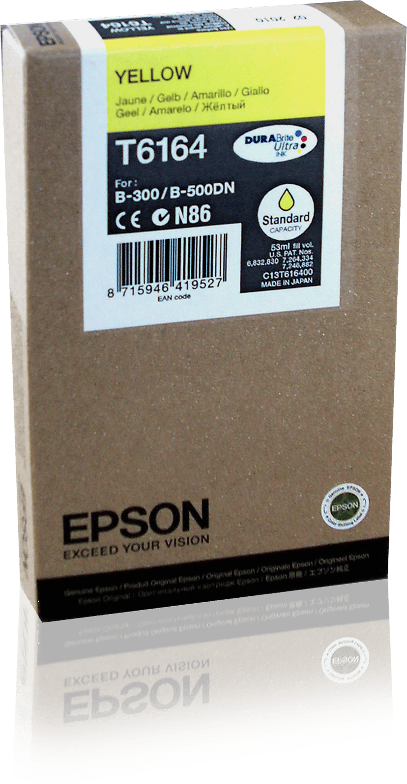 Epson Blekk Gul 3,5K PAGES B-500DN