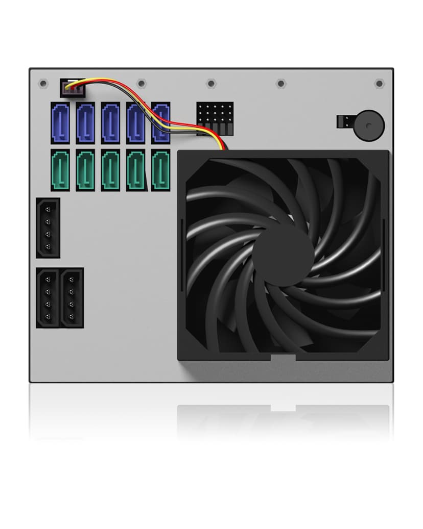 Icy Box HD Kassett 3X5.25" Till 5X3.5" SATA/300 Svart