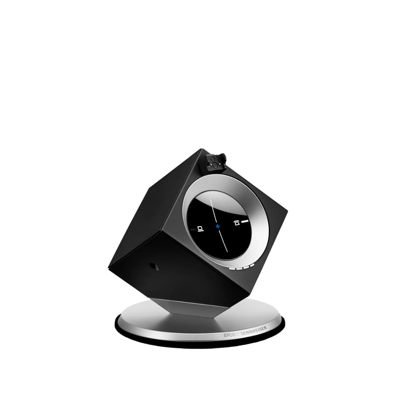EPOS IMPACT DW PRO 2 ML (Dual Connectivity) Wireless Headset Skype for Business Sølv, Sort