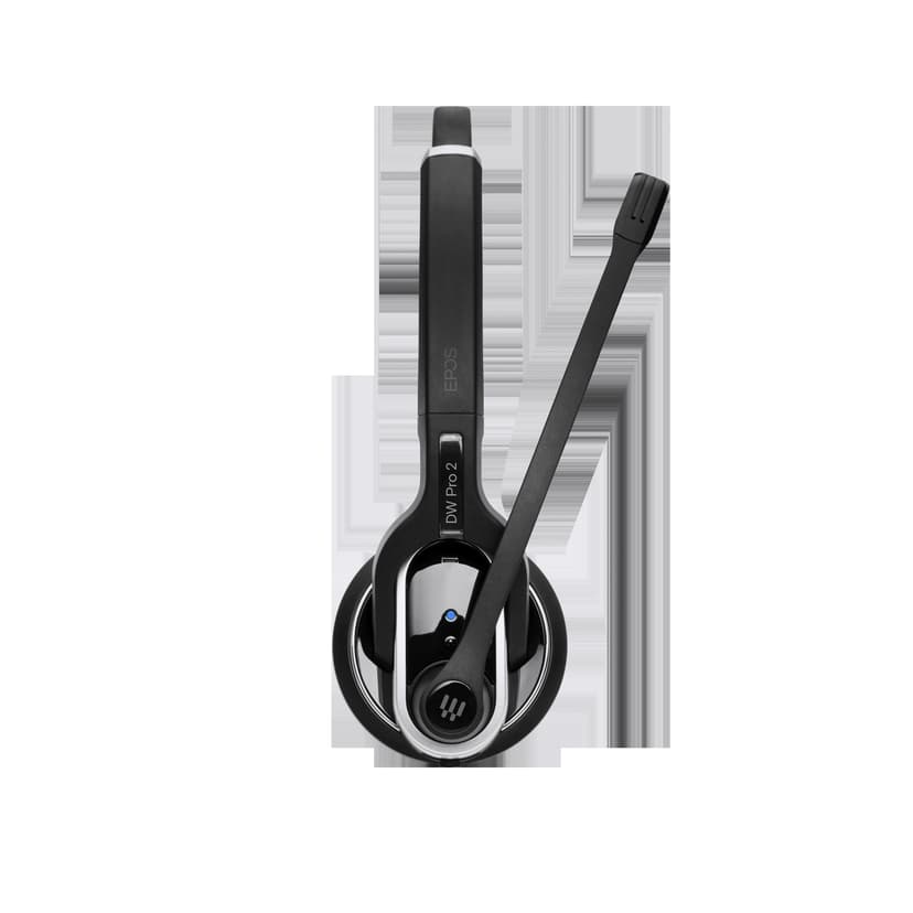 EPOS IMPACT DW PRO 2 ML (Dual Connectivity) Wireless Headset Skype for Business Sølv, Sort
